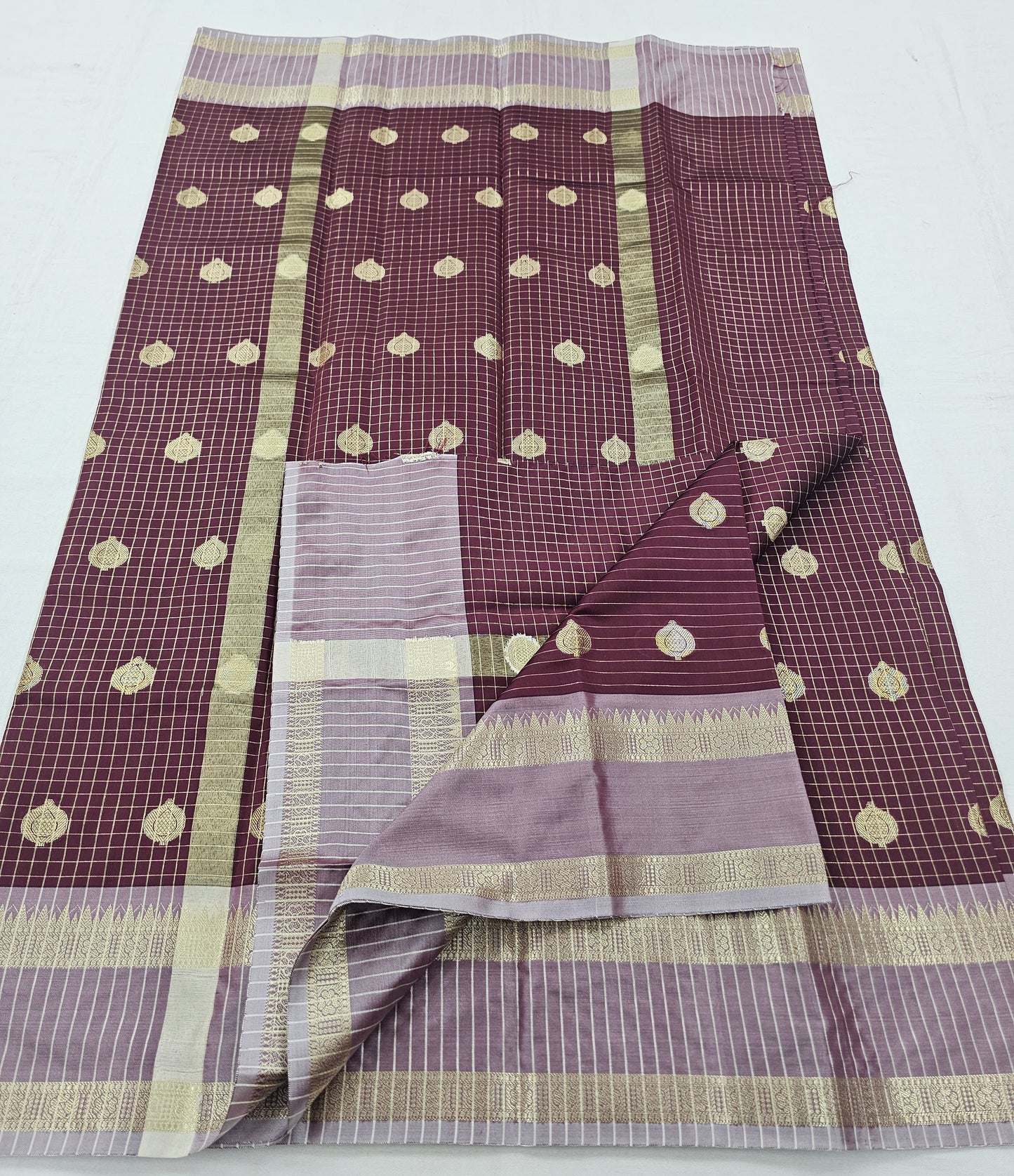 Kanchipuram Blended Fancy Soft Silk Sarees 1289