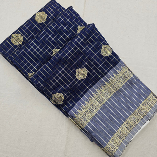 Kanchipuram Blended Fancy Soft Silk Sarees 1290