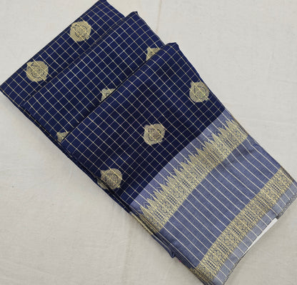 Kanchipuram Blended Fancy Soft Silk Sarees 1290 – Kanchipuram Lakshaya Silks