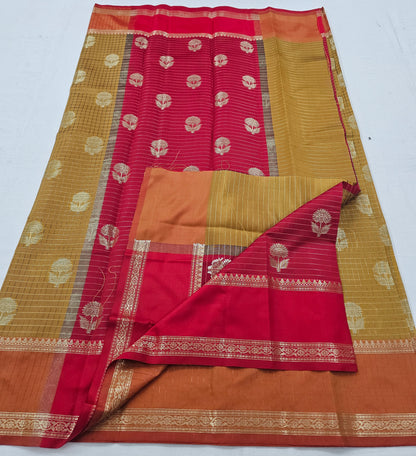 Kanchipuram Blended Fancy Soft Silk Sarees 1291
