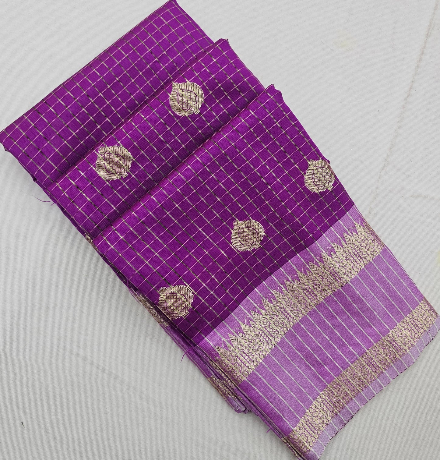 Kanchipuram Blended Fancy Soft Silk Sarees 1292