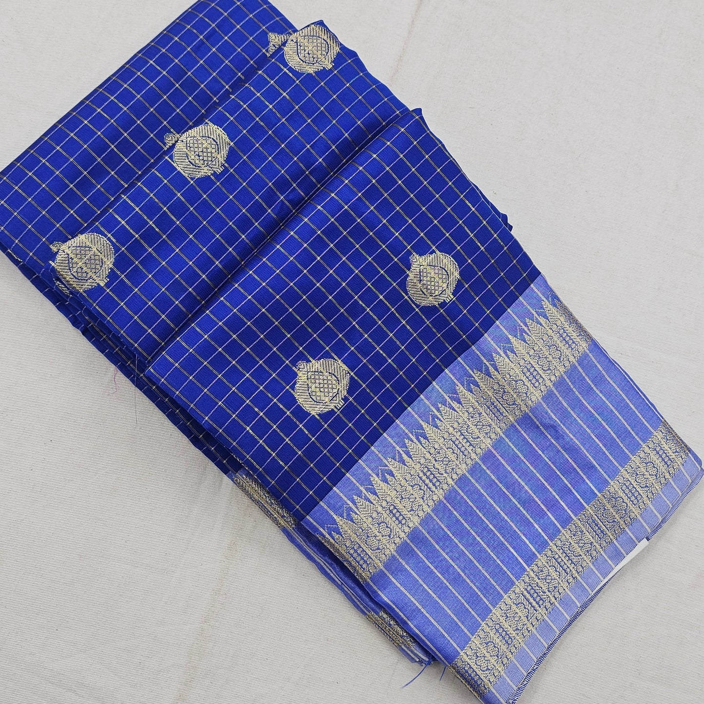 Kanchipuram Blended Fancy Soft Silk Sarees 1294