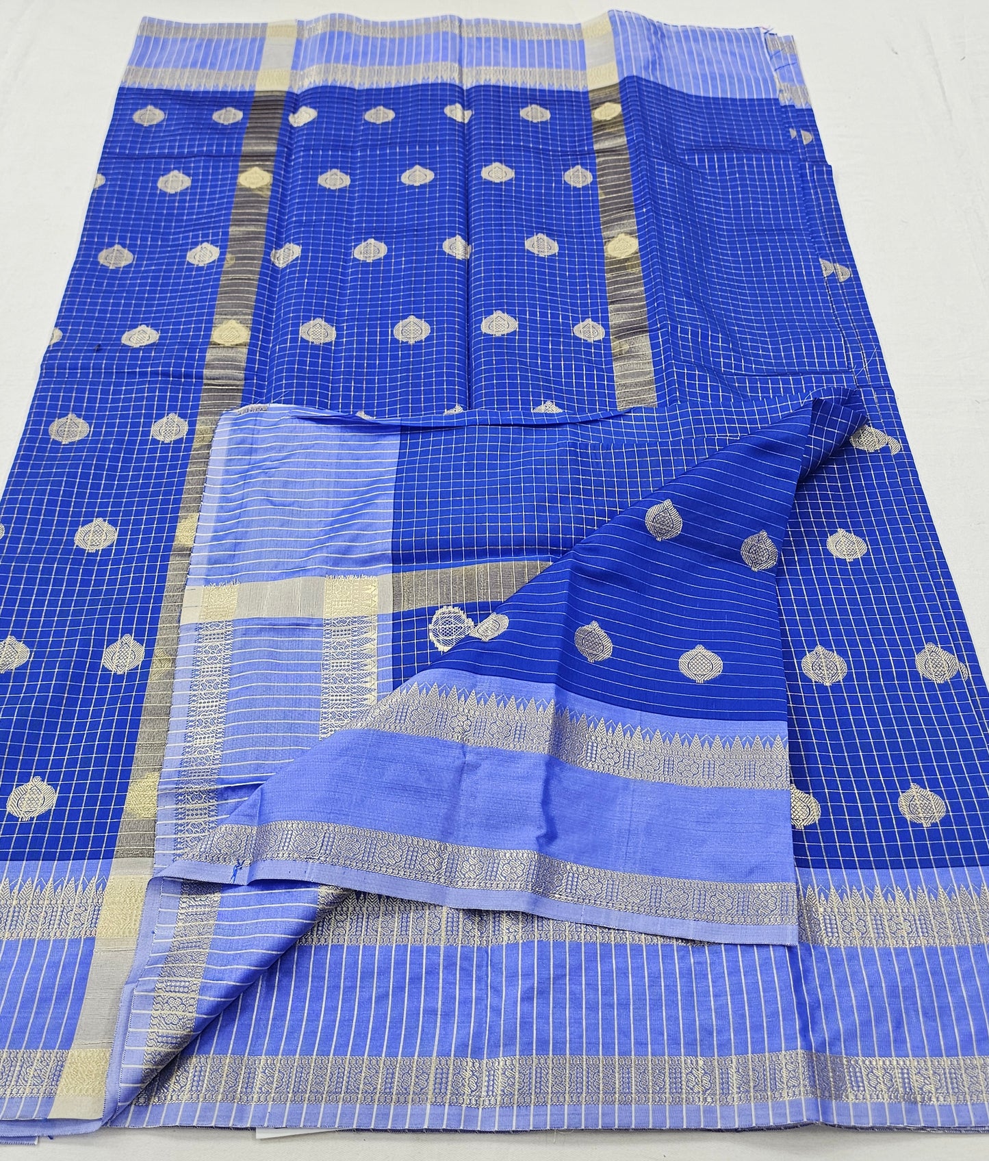 Kanchipuram Blended Fancy Soft Silk Sarees 1294
