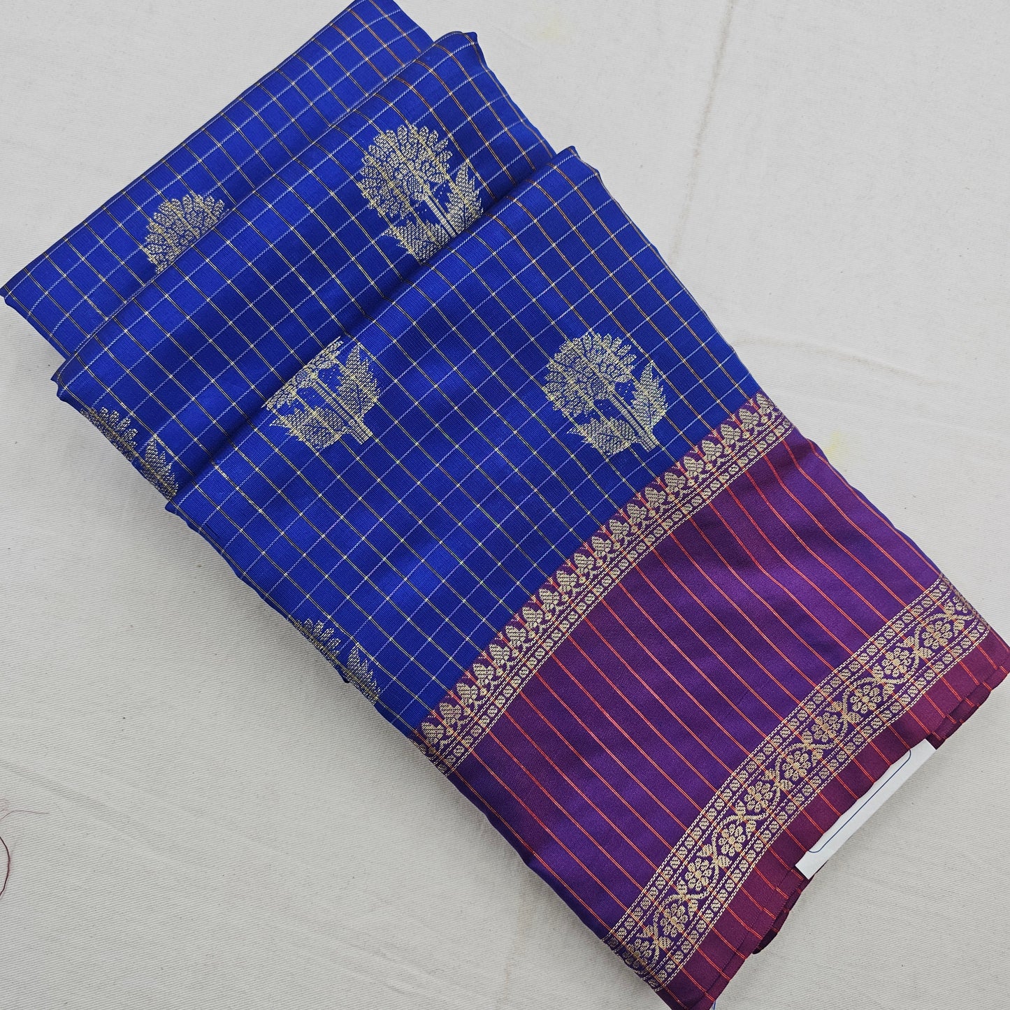 Kanchipuram Blended Fancy Soft Silk Sarees 1297