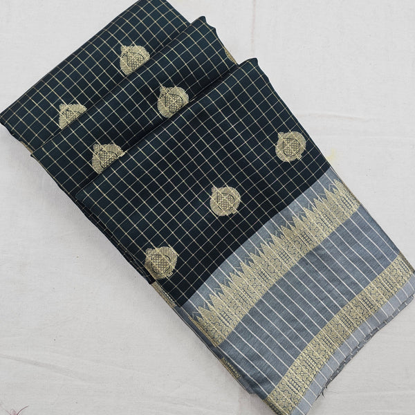 Kanchipuram Blended Fancy Soft Silk Sarees 1298