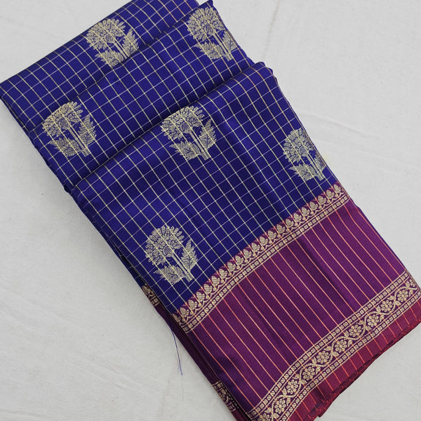 Kanchipuram Blended Fancy Soft Silk Sarees 1299
