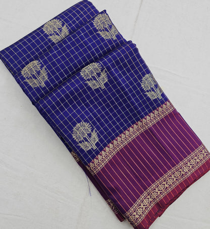 Kanchipuram Blended Fancy Soft Silk Sarees 1299 – Kanchipuram Lakshaya Silks