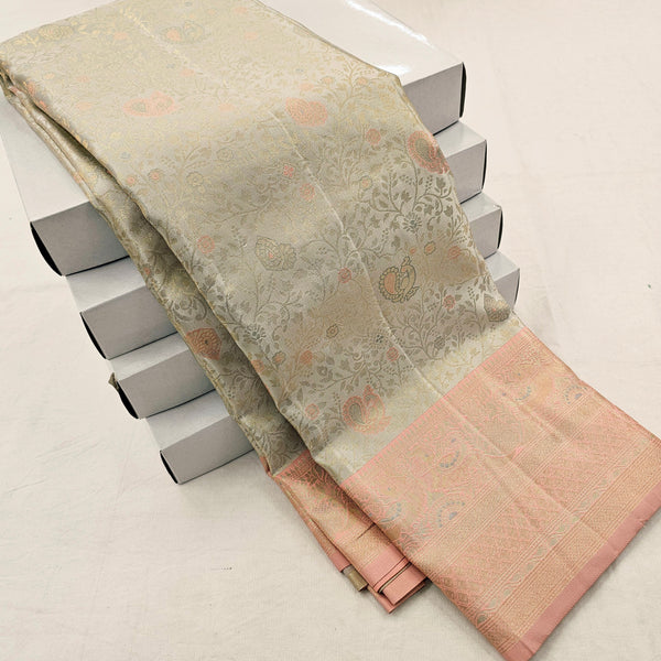 Kanchipuram Blended Trendy Tissue Silk Saree 573