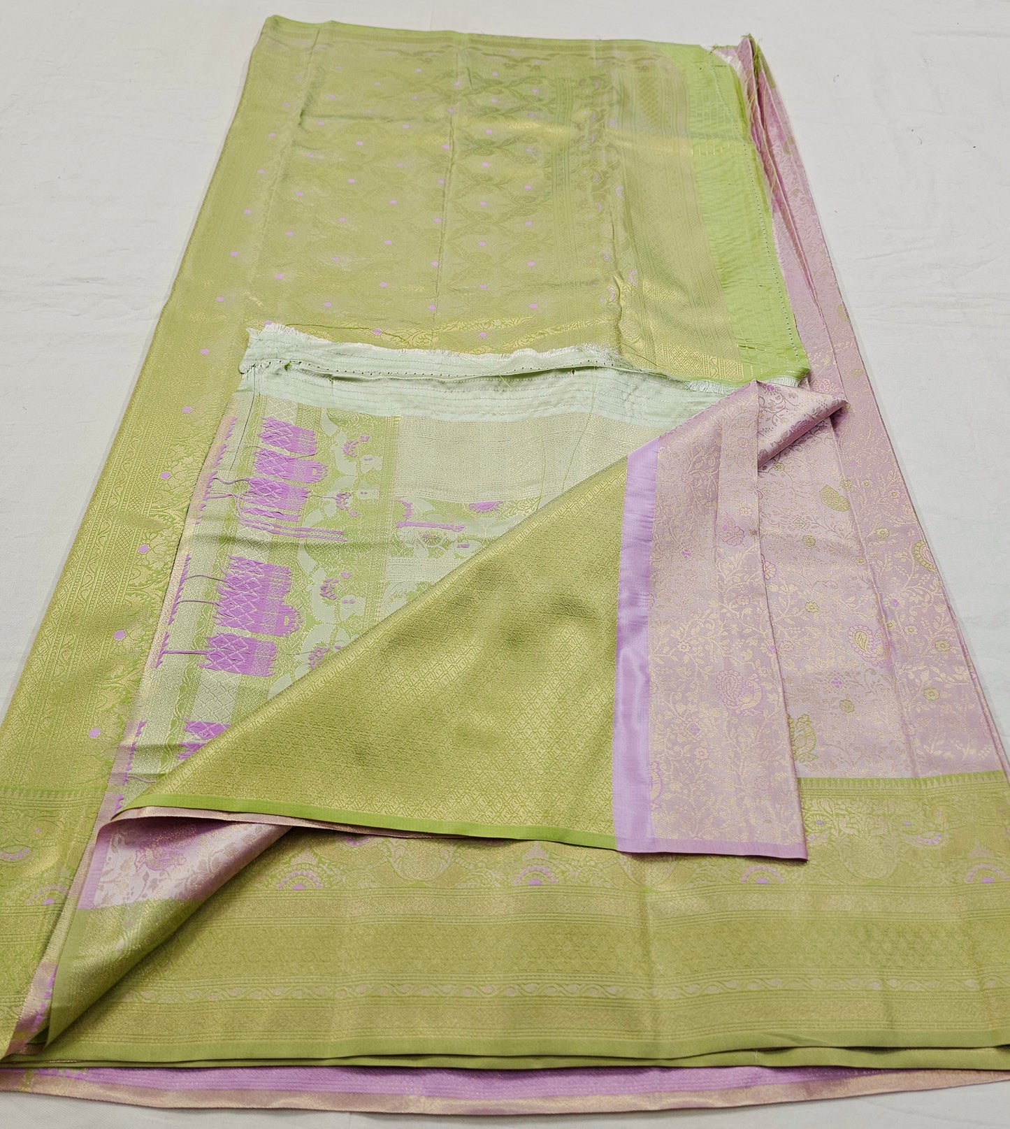 Kanchipuram Blended Trendy Tissue Silk Saree 576