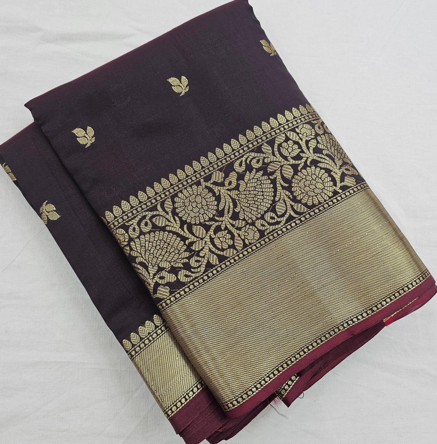 Kanchipuram Blended Fancy Butta Silk saree 001