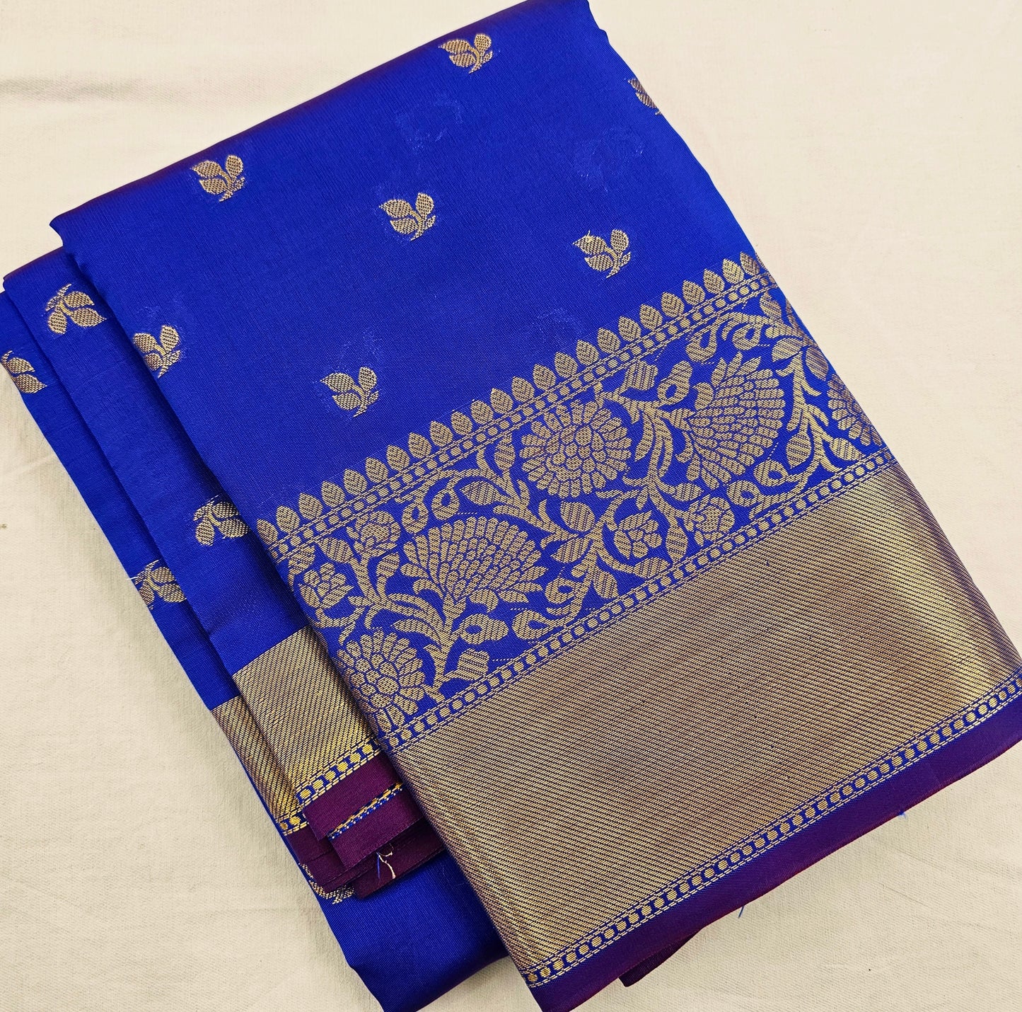 Kanchipuram Blended Fancy Butta Silk saree 002