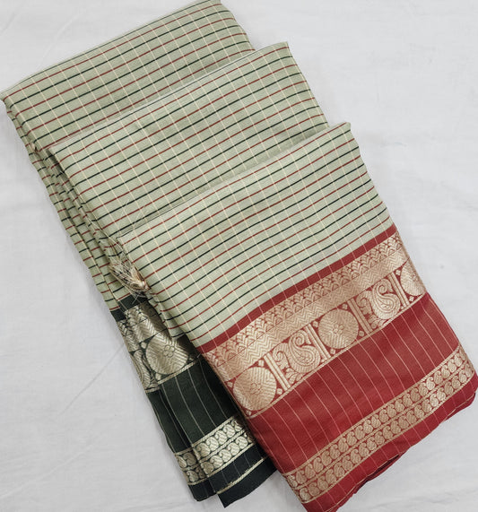Kanchipuram Blended Vintage Soft SilkSaree 001 – Kanchipuram Lakshaya Silks