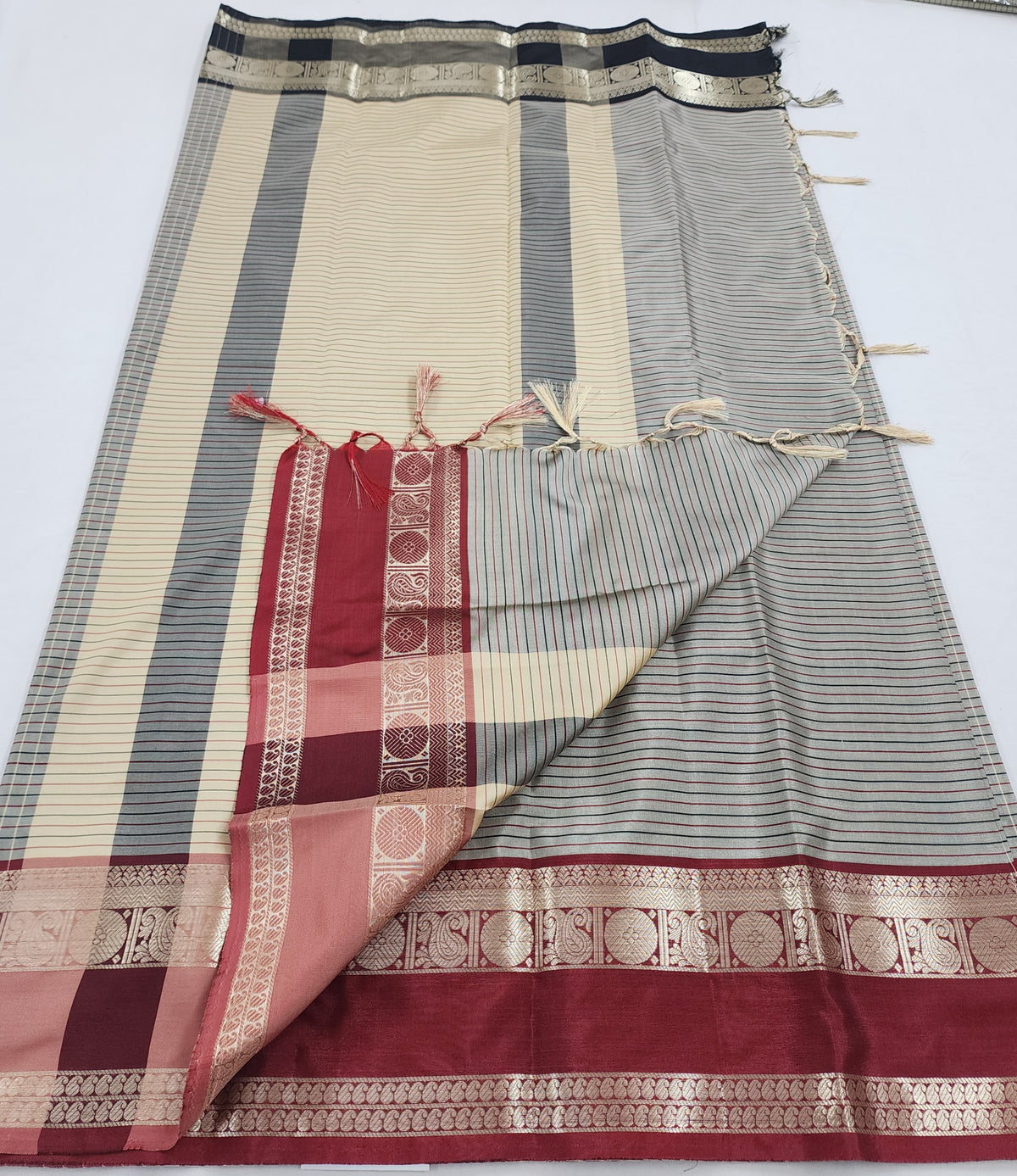 Kanchipuram Blended Vintage Soft SilkSaree 004