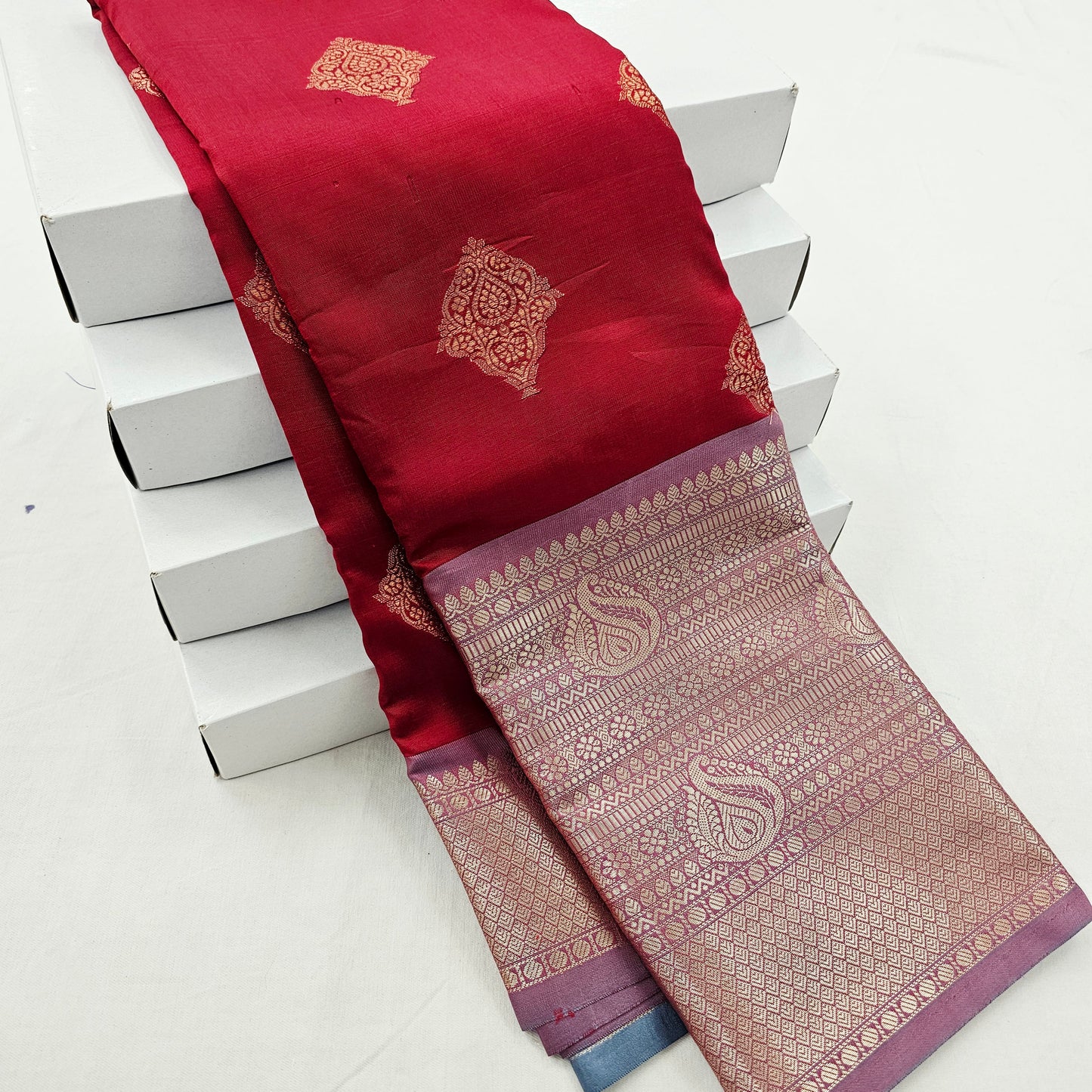 Kanchipuram Blended Fancy Butta Silk Saree 052