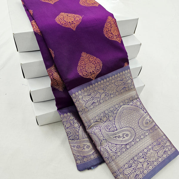 Kanchipuram Blended Fancy Butta Silk Saree 058