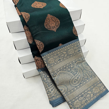 Kanchipuram Blended Fancy Butta Silk Saree 059 – Kanchipuram Lakshaya Silks