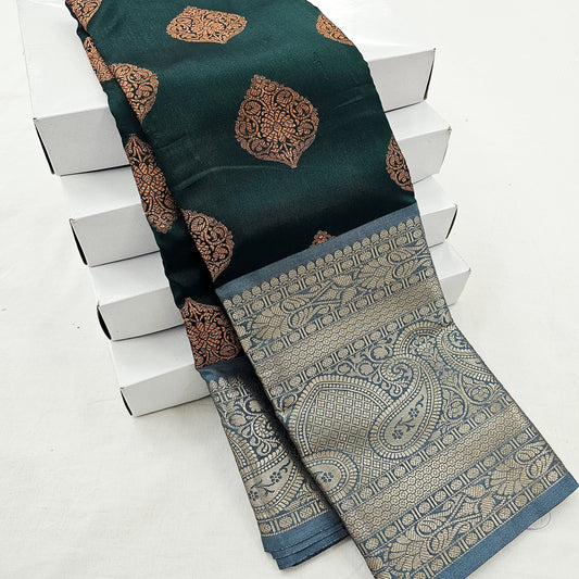 Kanchipuram Blended Fancy Butta Silk Saree 059 – Kanchipuram Lakshaya Silks