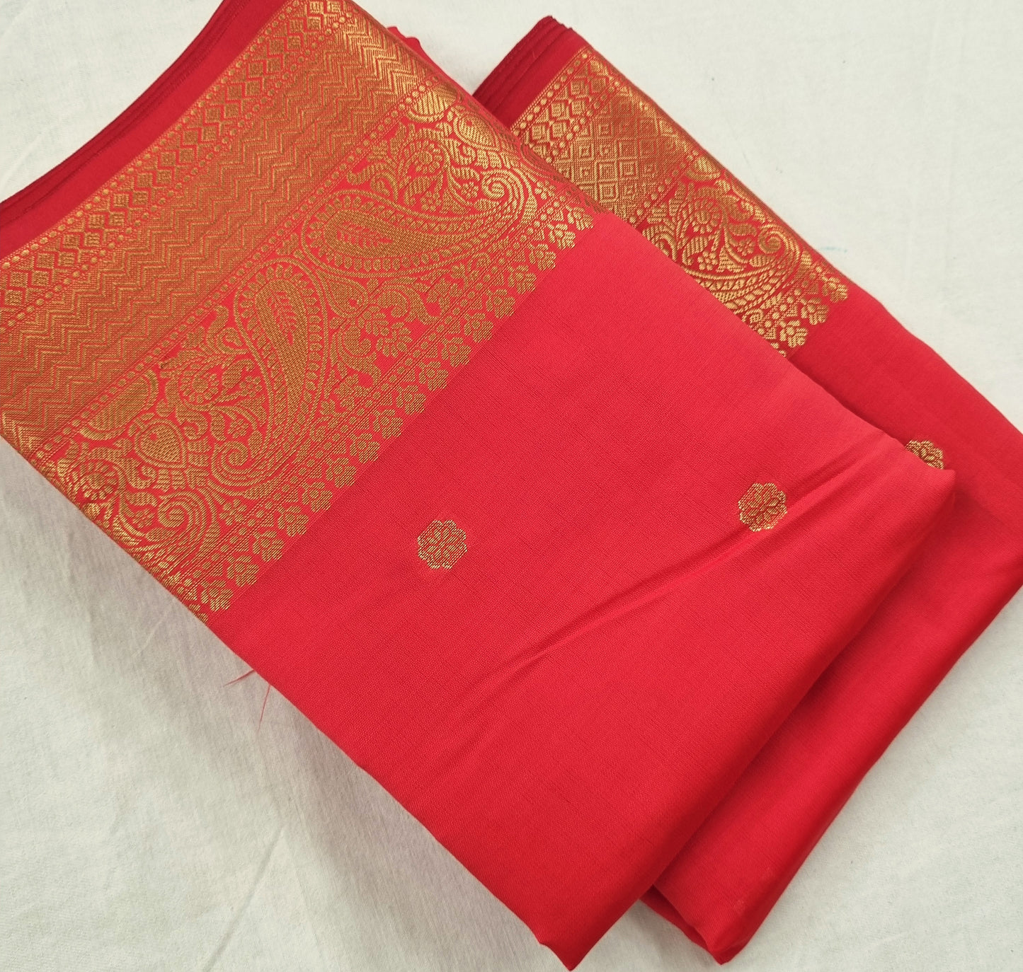 Kanchipuram Blended Fancy Butta Silk saree 005