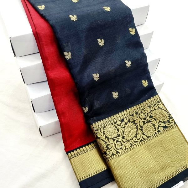 Kanchipuram Blended Trendy Half & Half SilkSaree 002