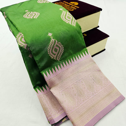 Kanchipuram Blended Fancy Butta Silk Saree 018 – Kanchipuram Lakshaya Silks
