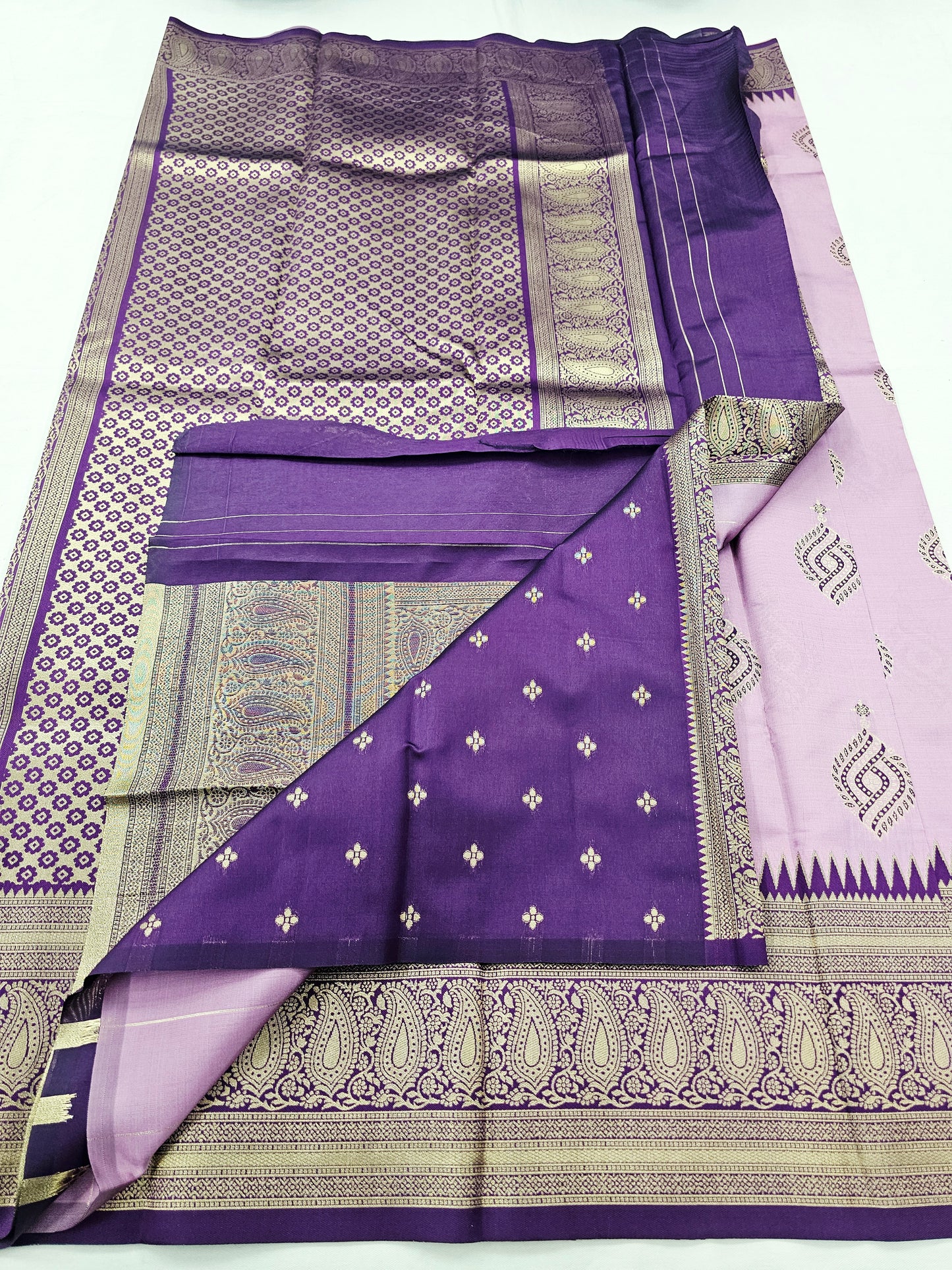 Kanchipuram Blended Fancy Butta Silk Saree 019