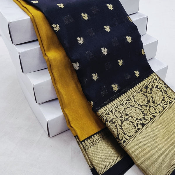 Kanchipuram Blended Trendy Half & Half SilkSaree 004