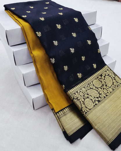 Kanchipuram Blended Trendy Half & Half SilkSaree 004 – Kanchipuram Lakshaya Silks