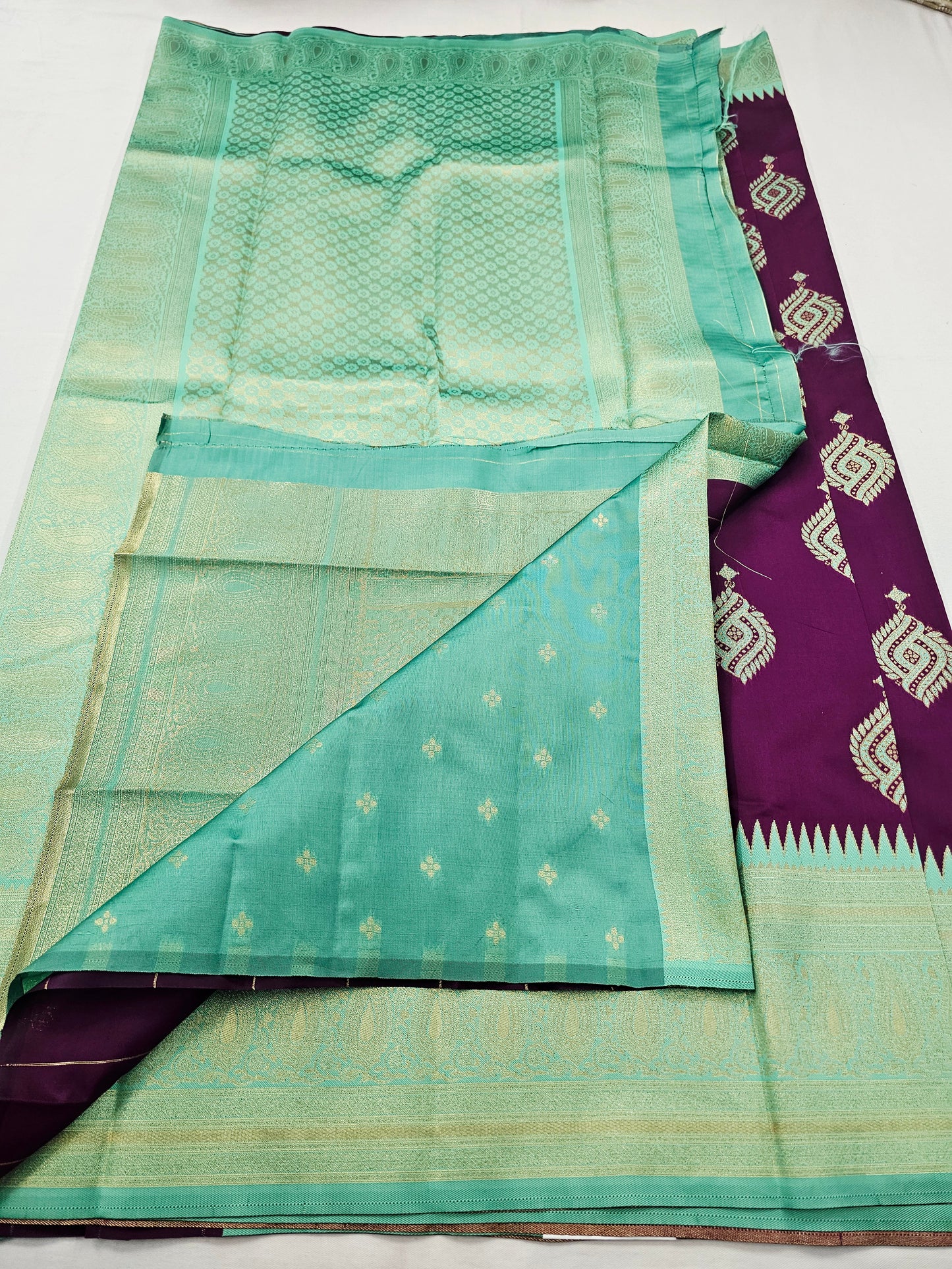 Kanchipuram Blended Fancy Butta Silk Saree 021