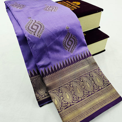 Kanchipuram Blended Fancy Butta Silk Saree 027 – Kanchipuram Lakshaya Silks