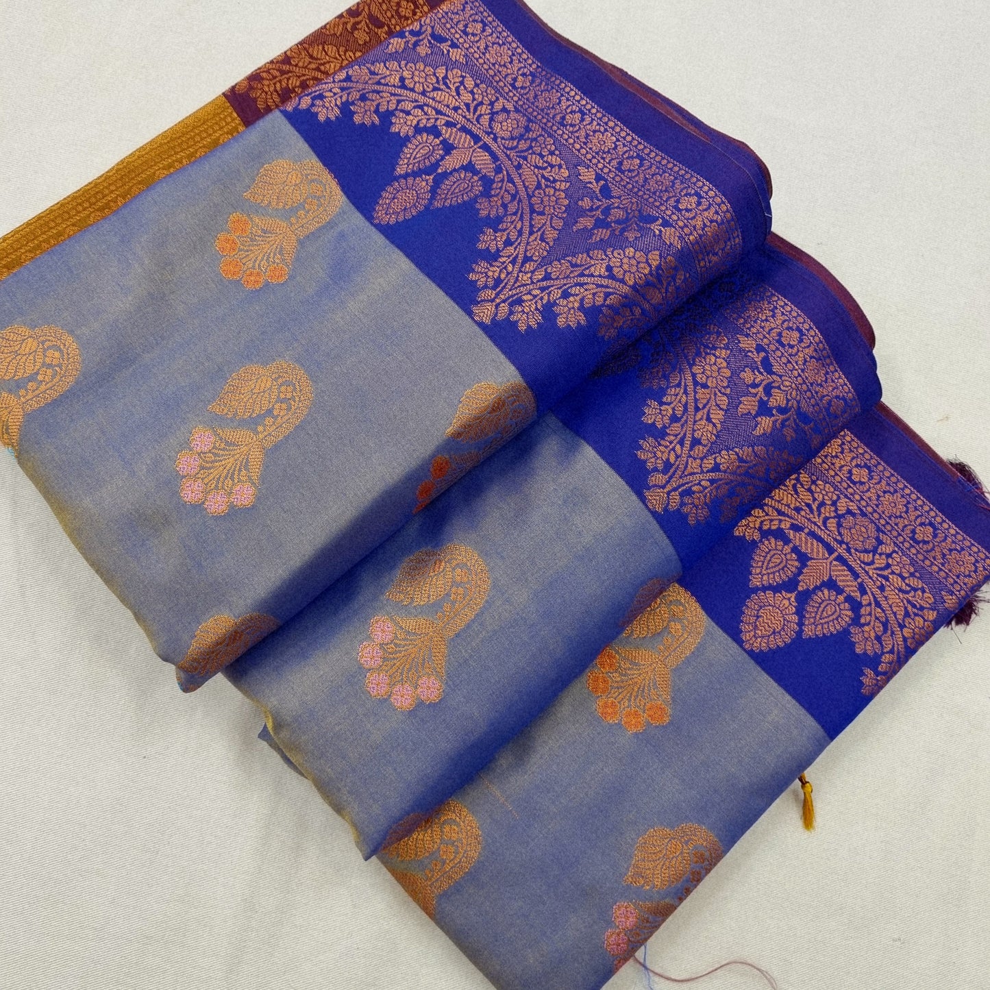 Kanchipuram Blended Fancy Soft Silk Saree 399