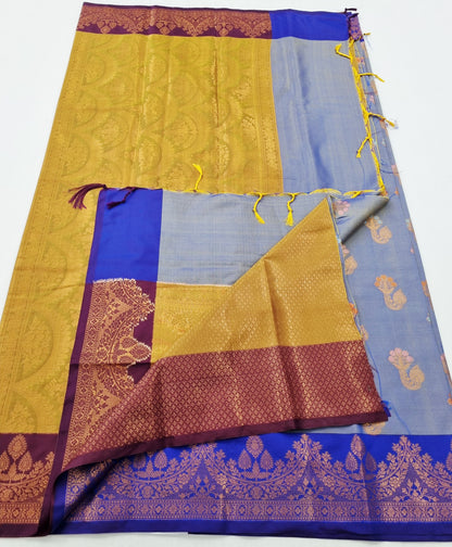 Kanchipuram Blended Fancy Soft Silk Saree 399 – Kanchipuram Lakshaya Silks