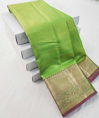 Kanchipuram Blended Tissue Bridal Silk Saree 366 – Kanchipuram Lakshaya Silks