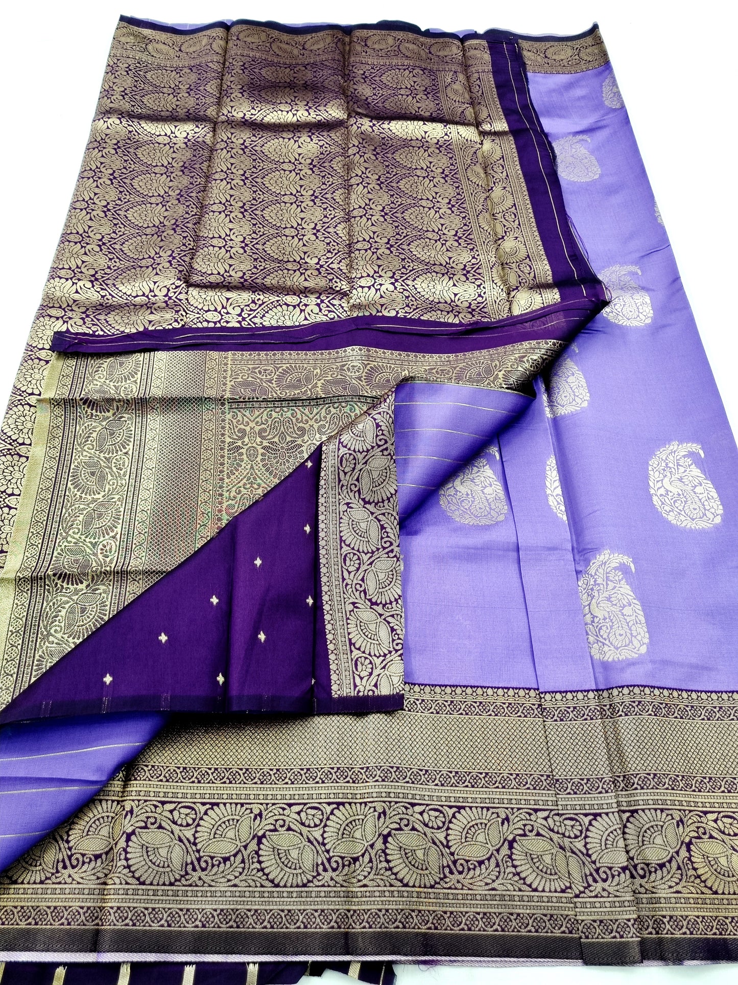 Kanchipuram Blended Fancy Butta Silk Saree 008