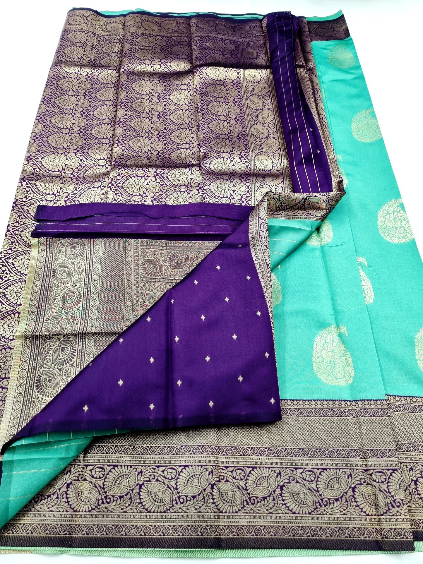 Kanchipuram Blended Fancy Butta Silk Saree 010