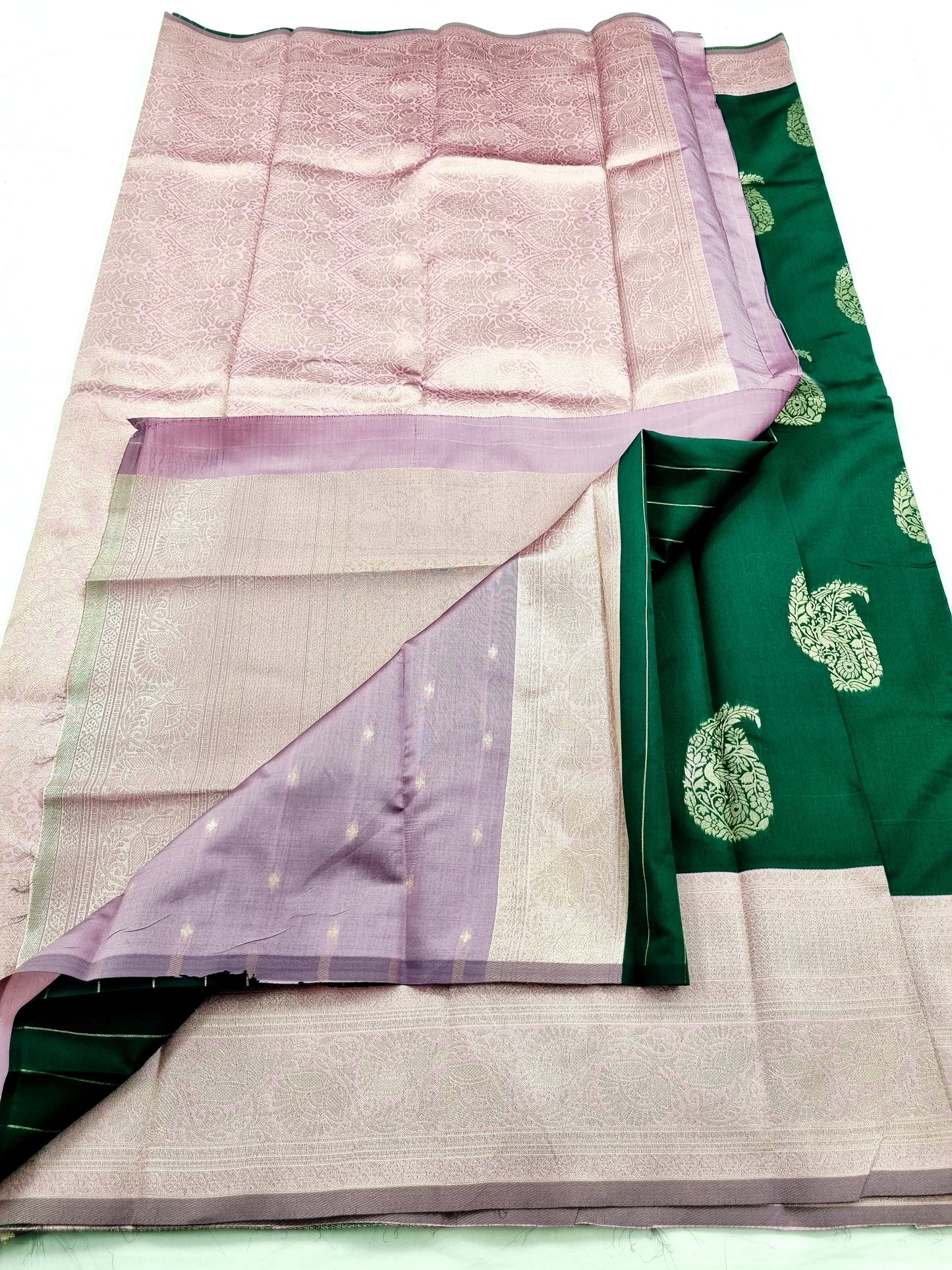 Kanchipuram Blended Fancy Butta Silk Saree 011