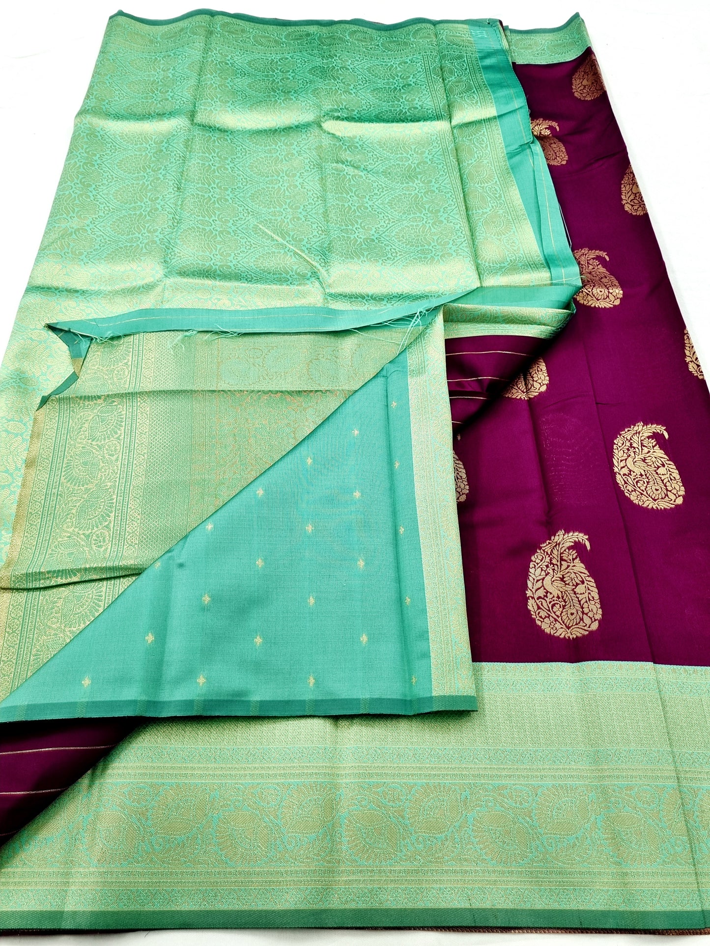 Kanchipuram Blended Fancy Butta Silk Saree 013