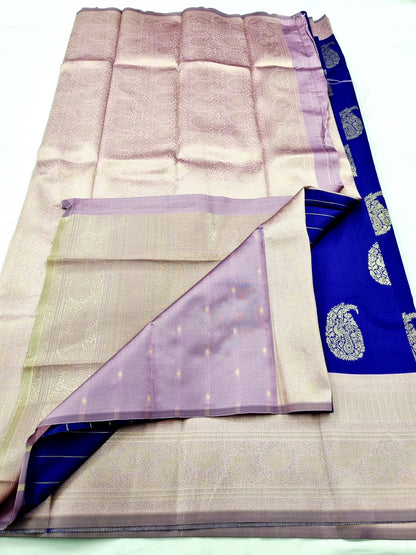 Kanchipuram Blended Fancy Butta Silk Saree 015 – Kanchipuram Lakshaya Silks