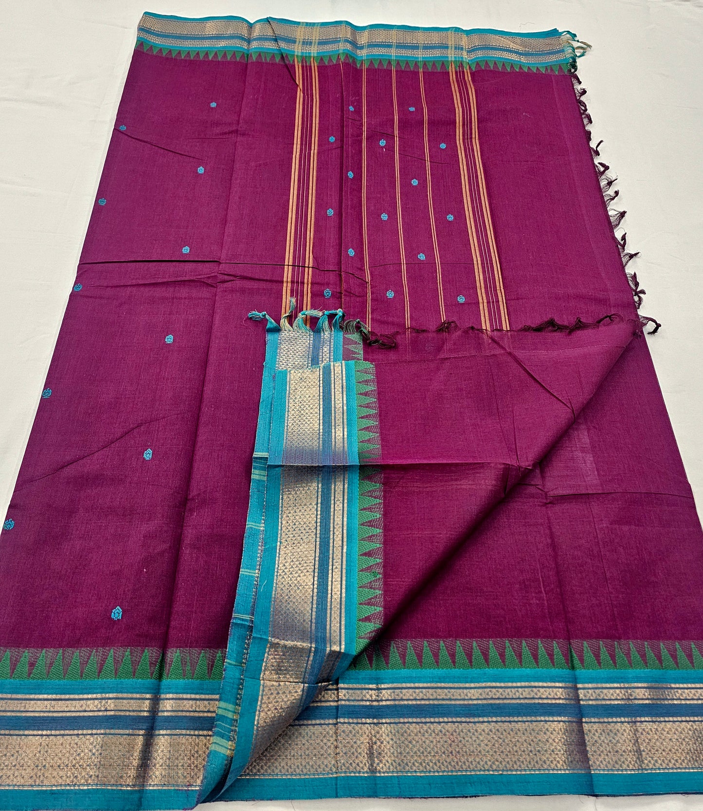 Kanchipuram Pure Korvai Cotton Saree 024