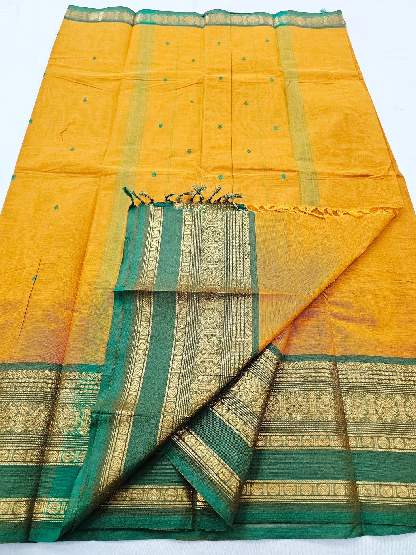 Kanchipuram Pure Korvai Cotton Saree 023