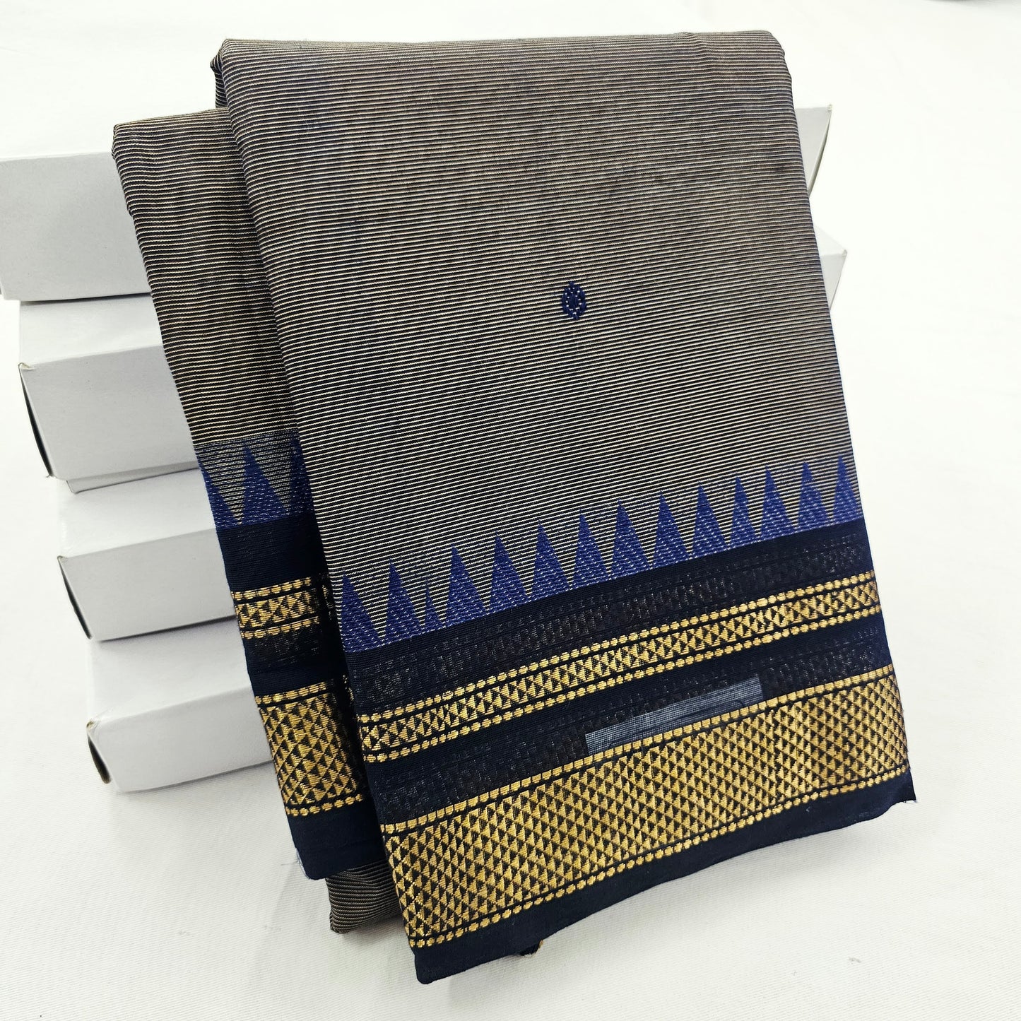 Kanchipuram Pure Korvai Cotton Saree 021
