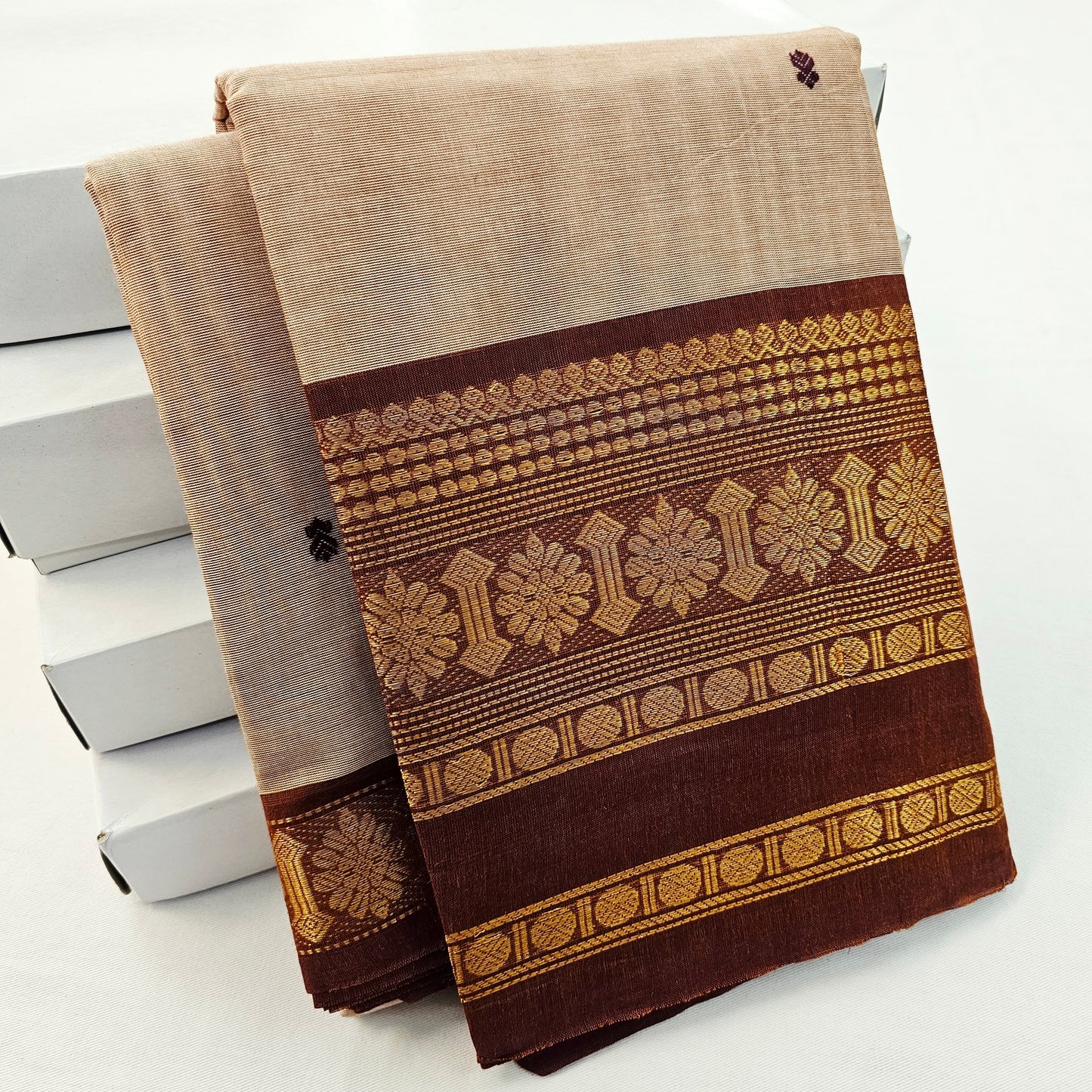 Kanchipuram Pure Korvai Cotton Saree 020
