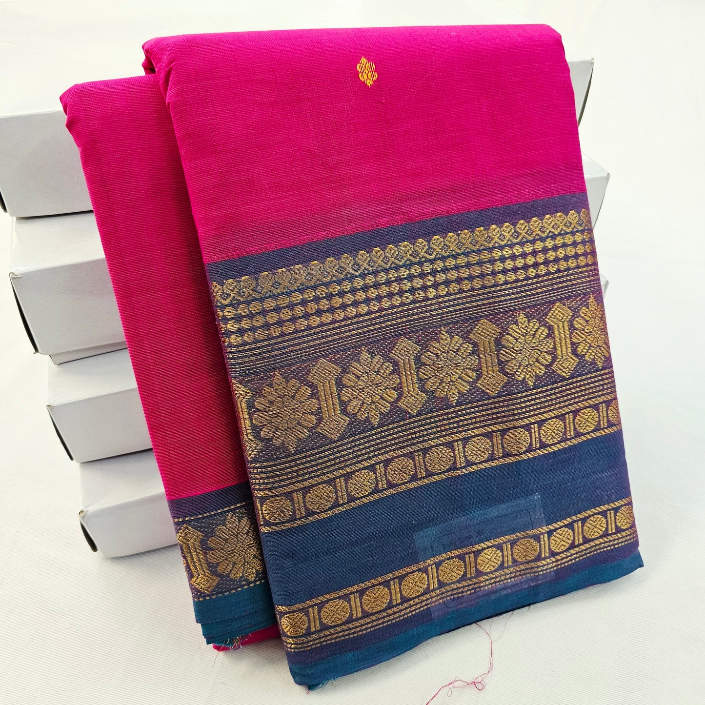 Kanchipuram Pure Korvai Cotton Saree 019