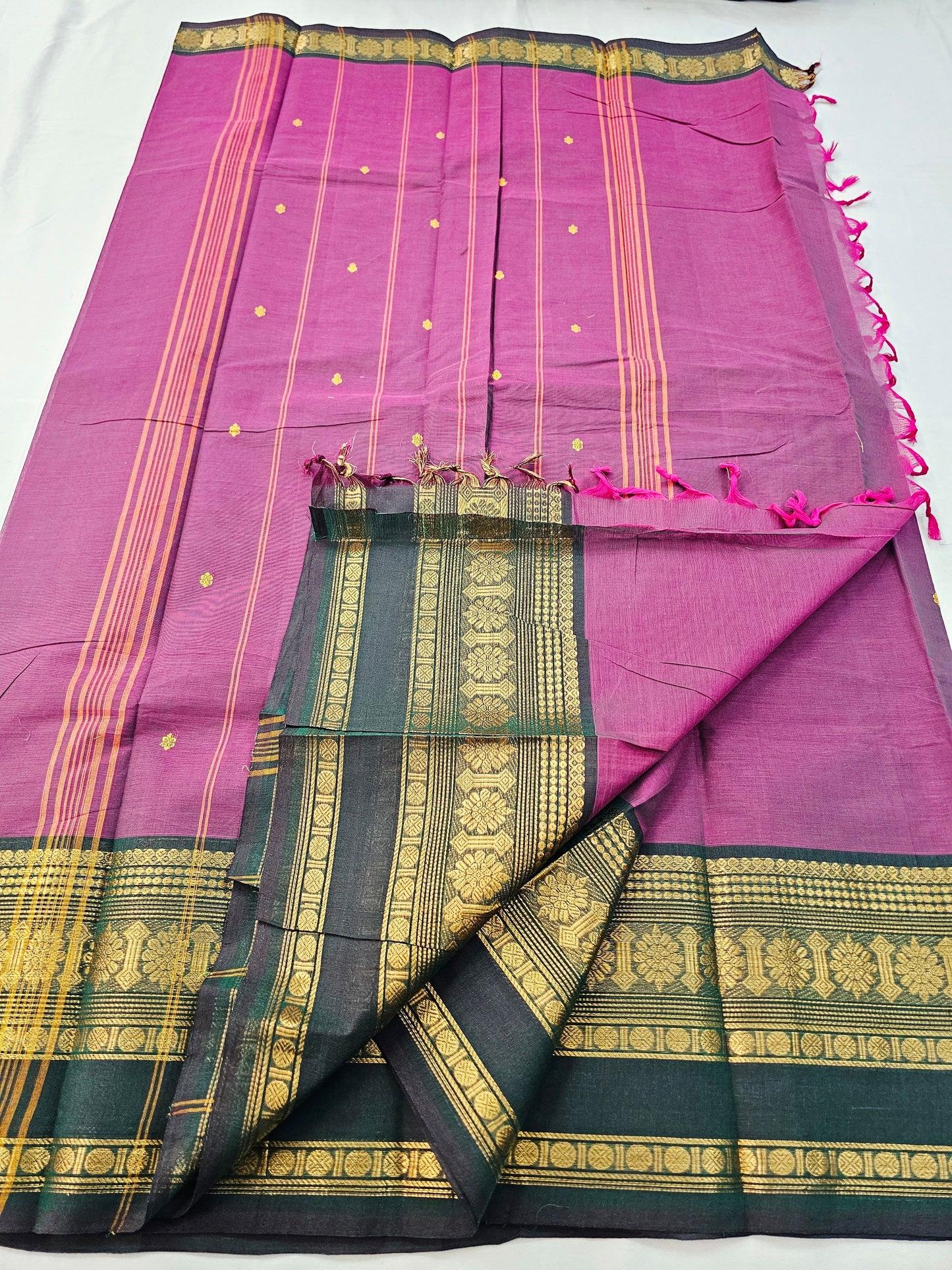 Kanchipuram Pure Korvai Cotton Saree 018