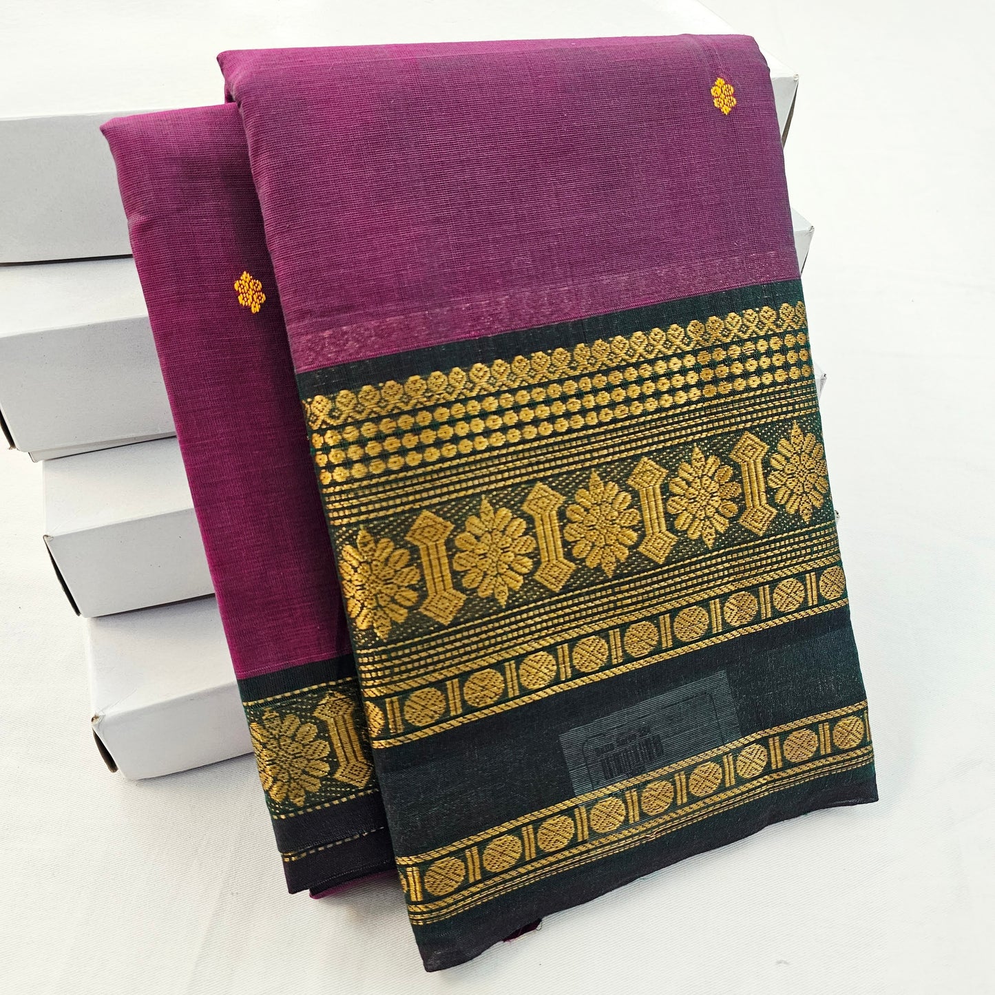 Kanchipuram Pure Korvai Cotton Saree 018