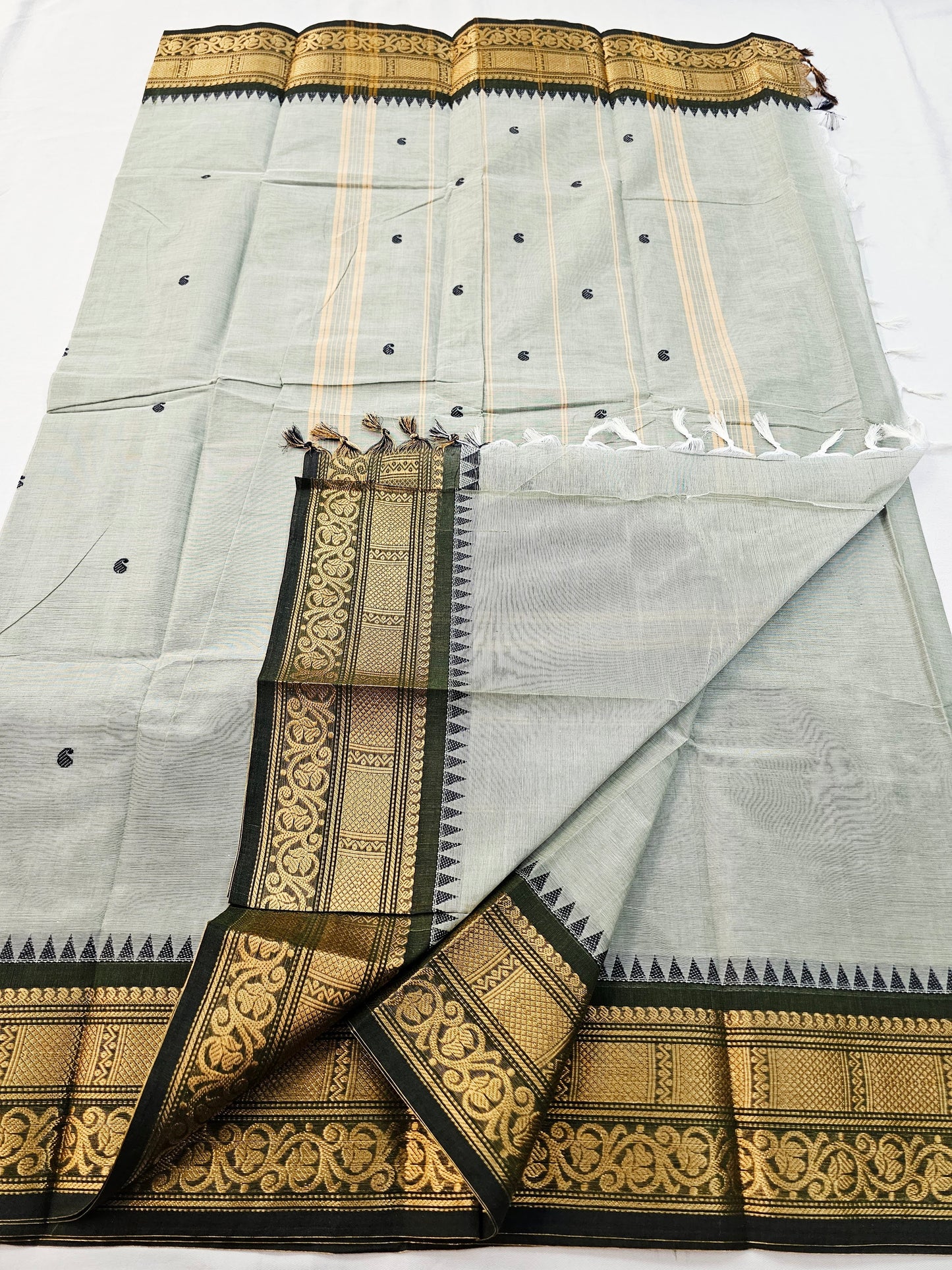 Kanchipuram Pure Korvai Cotton Saree 017