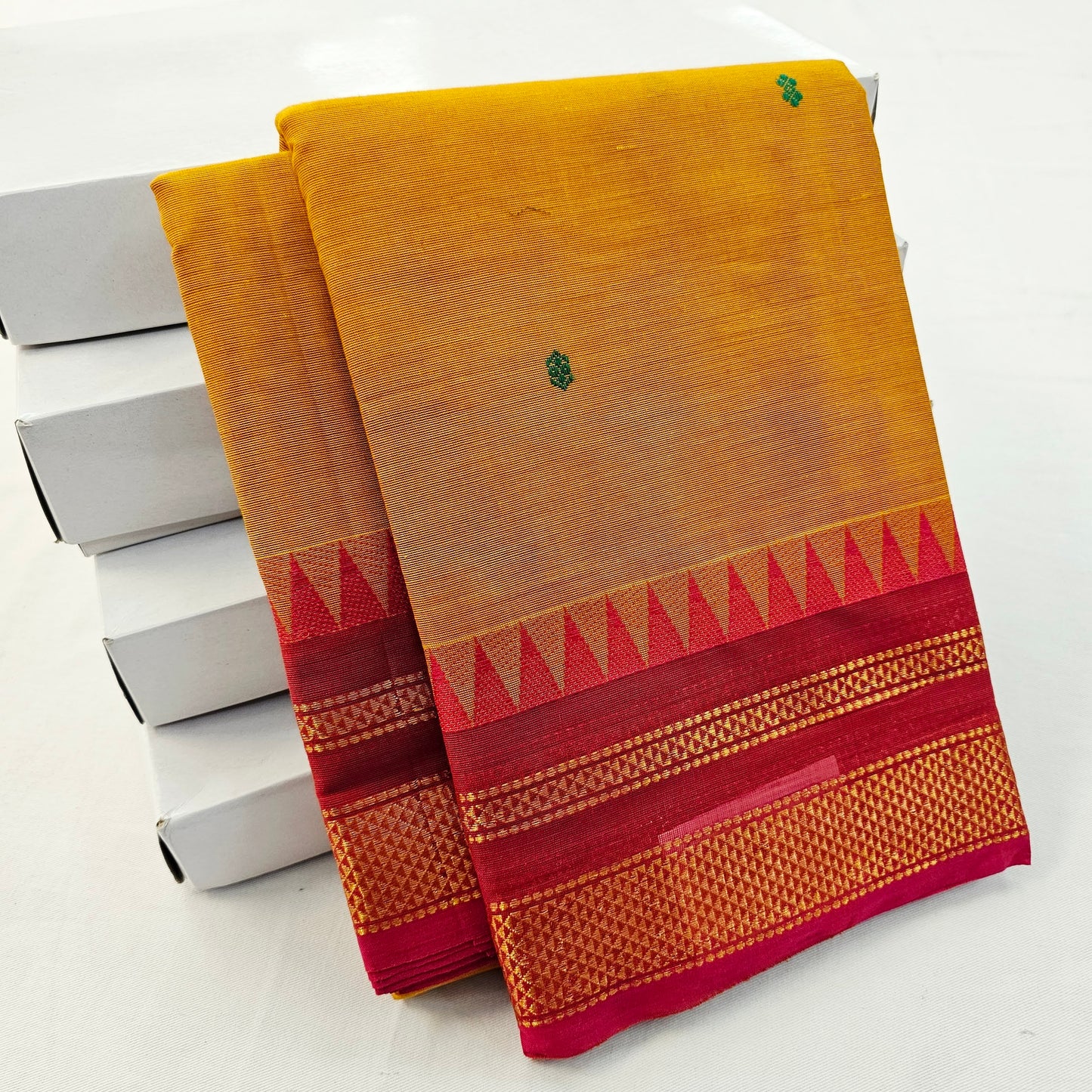 Kanchipuram Pure Korvai Cotton Saree 015