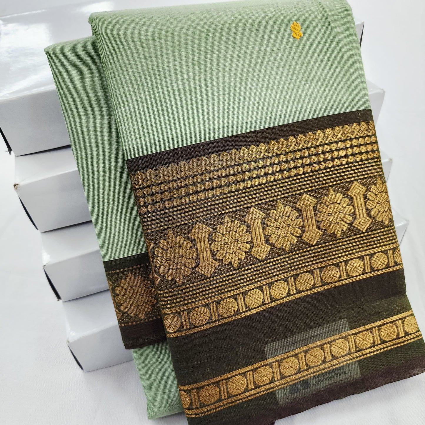 Kanchipuram Pure Korvai Cotton Saree 011