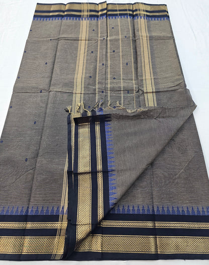 Kanchipuram Pure Korvai Cotton Saree 008 – Kanchipuram Lakshaya Silks
