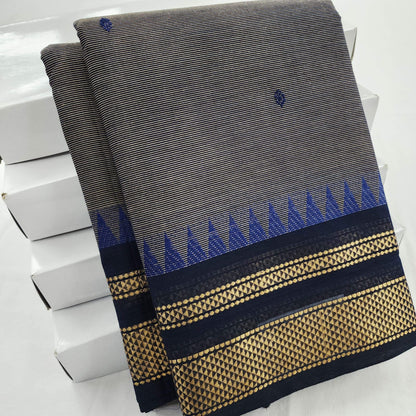 Kanchipuram Pure Korvai Cotton Saree 008 – Kanchipuram Lakshaya Silks