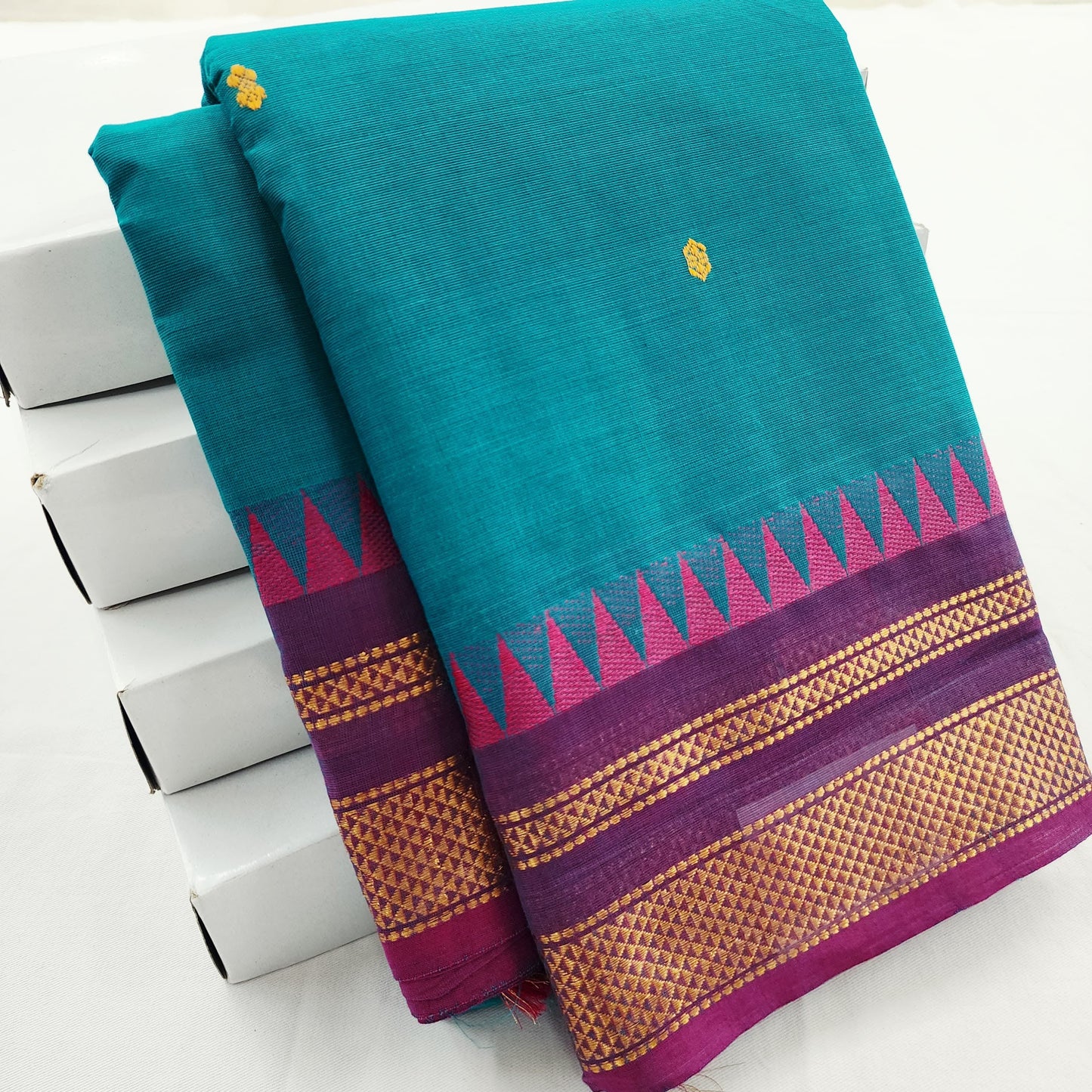 Kanchipuram Pure Korvai Cotton Saree 007